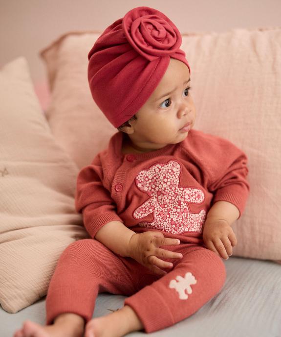 Bonnet en coton style rétro bébé fille (lot de 2) - LuluCastagnette vue2 - LULUCASTAGNETTE - GEMO