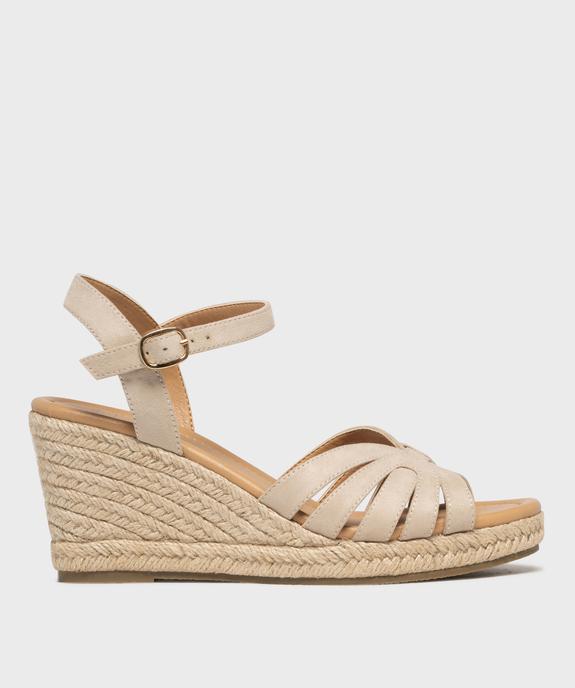 Sandales compensées en toile femme - Valentina Baldano vue2 - VALENTINA BALDA - GEMO