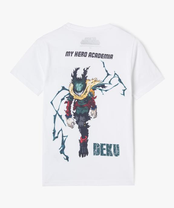 Tee-shirt manches courtes avec motif dos garçon - My Hero Academia vue3 - MY HERO ACADEMIA - GEMO