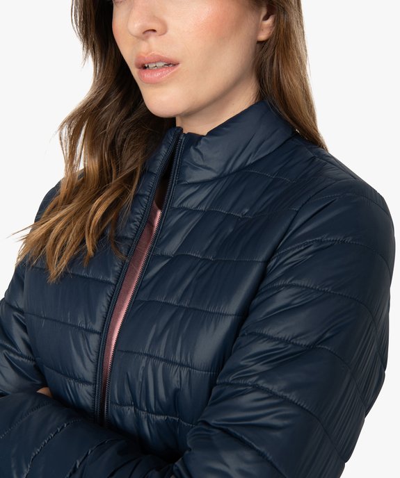 Blouson femme matelassé avec col montant vue2 - GEMO(FEMME PAP) - GEMO
