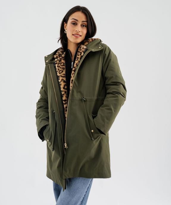 Parka à capuche 3 en 1 avec doublure chaude femme vue5 - GEMO(FEMME PAP) - GEMO