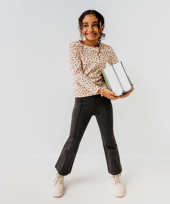 Tee-shirt manches longues imprimé fille - GEMO 4G FILLE Tee-shirt manches longues imprimé fille vue5 - GEMO 4G FILLE - GEMO