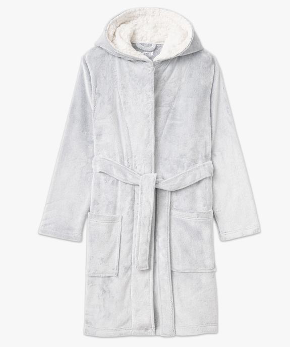 Robe de chambre en maille douillette femme vue4 - GEMO(HOMWR FEM) - GEMO