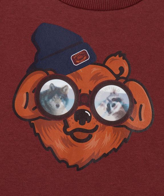 Sweat avec motif animé garçon vue3 - GEMO (ENFANT) - GEMO