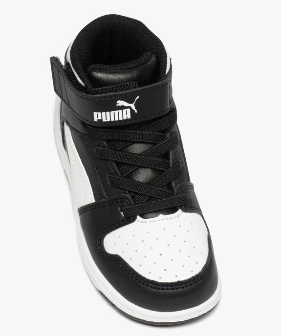 Baskets garçon semi-montantes bicolores - Puma vue5 - PUMA - GEMO