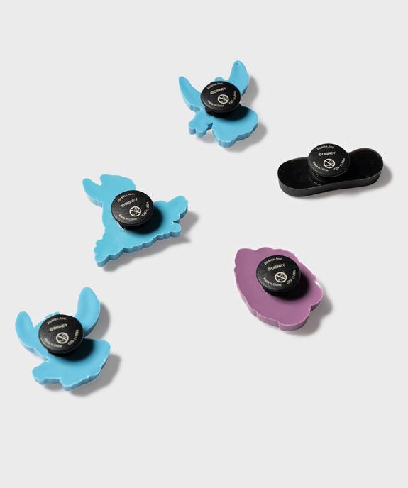Clips Jibbitz (lot de 5) - Crocs X Stitch Disney vue4 - CROCS - GEMO
