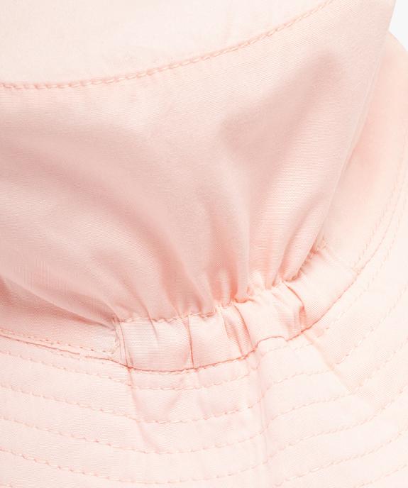 Chapeau bob en coton bébé fille vue2 - GEMO(BEBE DEBT) - GEMO