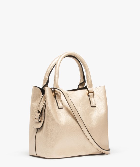 Sac porté main effet veiné femme vue2 - GEMO (ACCESS) - GEMO