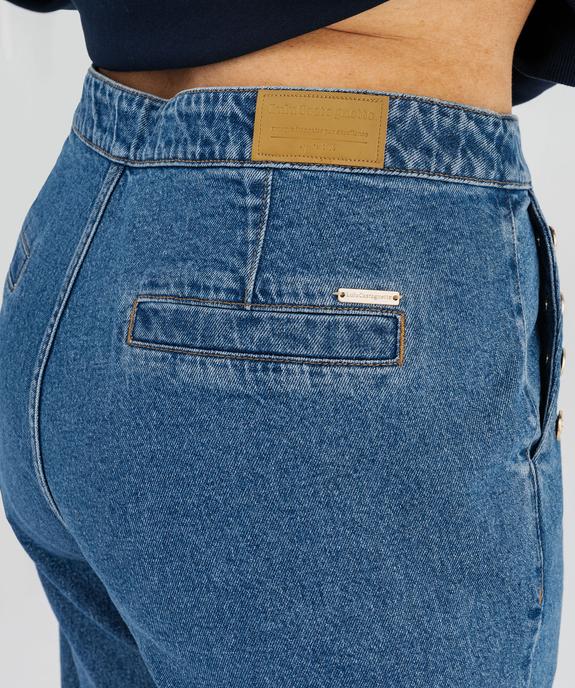 Jean flare à pont femme grande taille - LuluCastagnette vue5 - LULU CASTAGNETTE GEMO FOR GOOD - GEMO