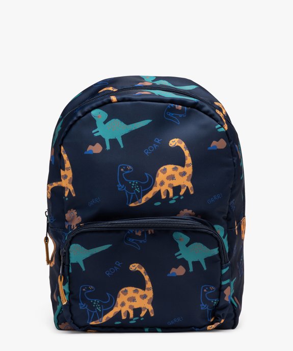 Sac à dos en toile à motifs dinosaures garçon vue1 - GEMO(BEBE DEBT) - GEMO