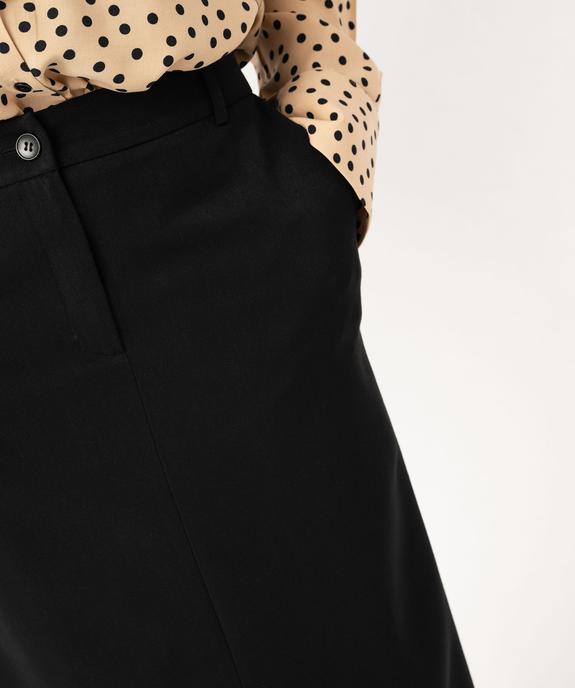 Jupe crayon fendue en maille stretch femme vue2 - GEMO(FEMME PAP) - GEMO