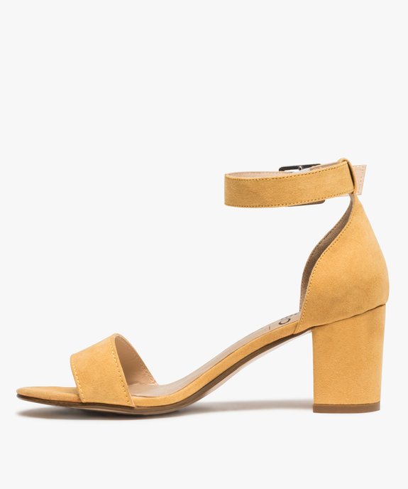 Sandales à talon avec bride cheville spéciales pied large femme - Valentina Baldano vue3 - VALENTINA BALDA - GEMO