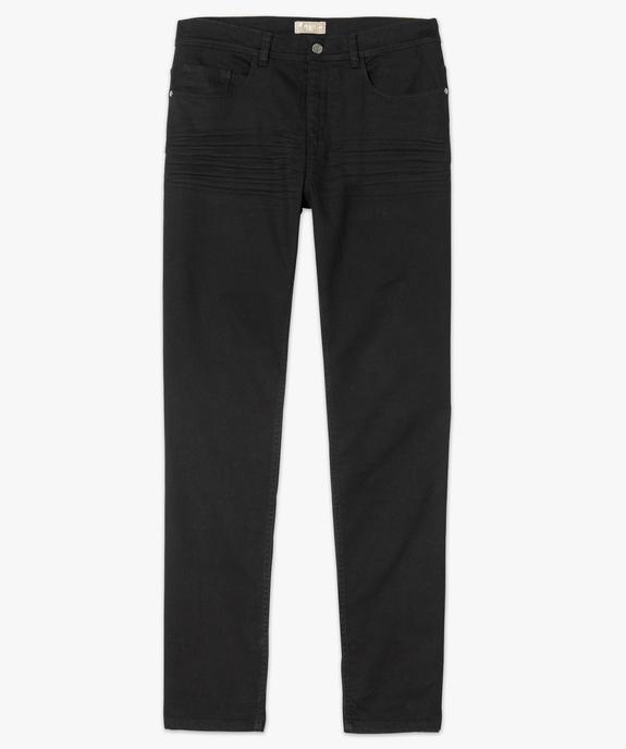 Pantalon homme 5 poches straight en toile extensible vue4 - GEMO (CASUAL) - GEMO