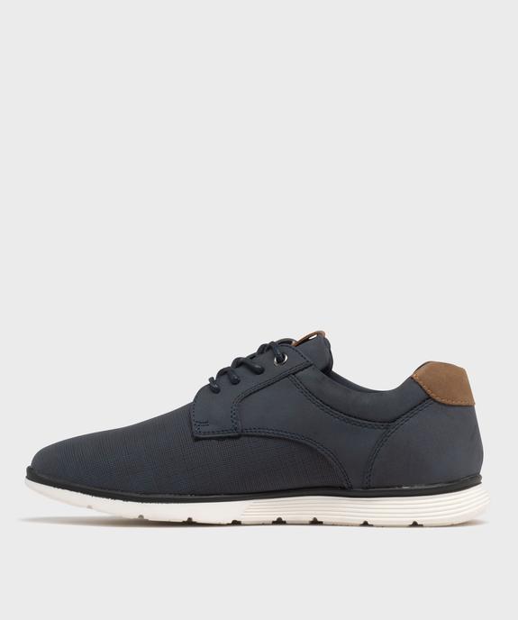 Derbies unis à semelle sport garçon - Buggy Shoes vue3 - BUGGY - GEMO