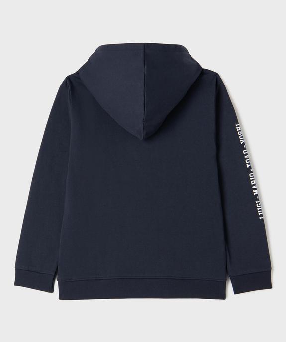 Sweat à capuche à motifs multicolores garçon - Super Mario vue3 - MARIO - GEMO