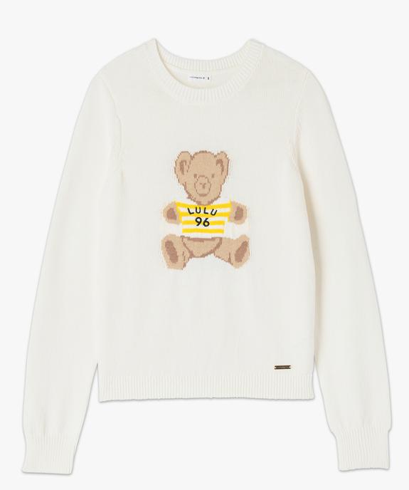 Pull avec motif nounours pour femme - LuluCastagnette vue4 - LULU CASTAGNETT - GEMO