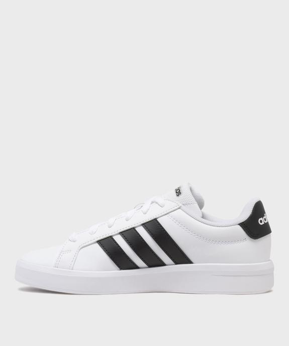Baskets Grand Court 3.0 J garçon - Adidas vue3 - ADIDAS - GEMO