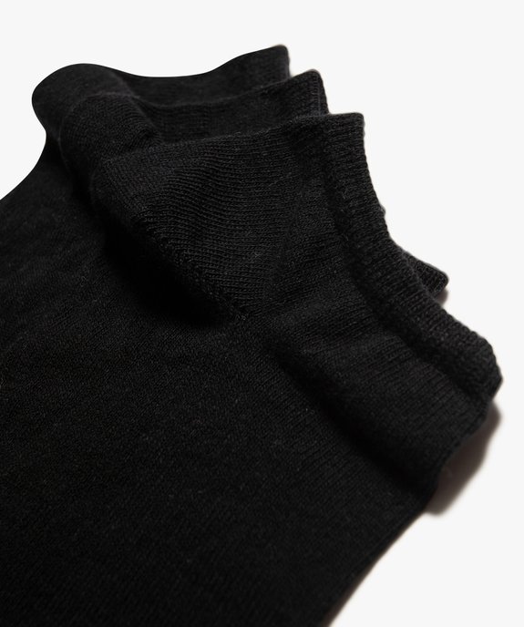 Chaussettes homme ultra courtes unies (lot de 3) vue2 - GEMO(HOMWR HOM) - GEMO