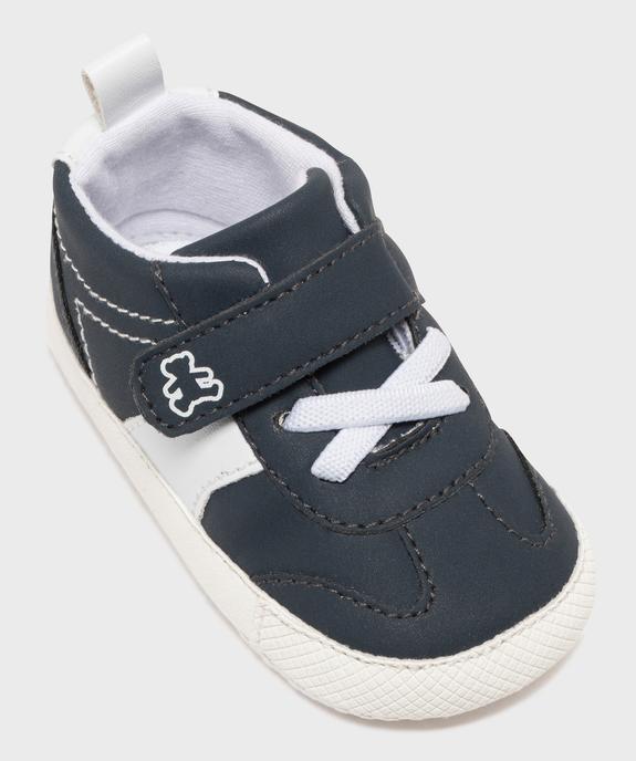 Chaussons de naissance look sneakers bébé - LuluCastagnette vue5 - LULU CASTAGNETTE GEMO FOR GOOD - GEMO