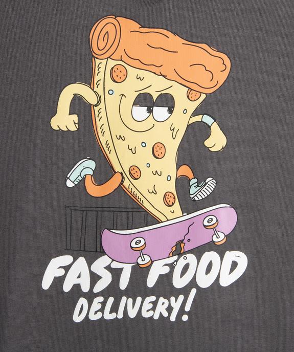 Sweat garçon à capuche imprimé humoristique - GEMO (JUNIOR) Sweat garçon à capuche imprimé humoristique vue2 - GEMO (JUNIOR) - GEMO