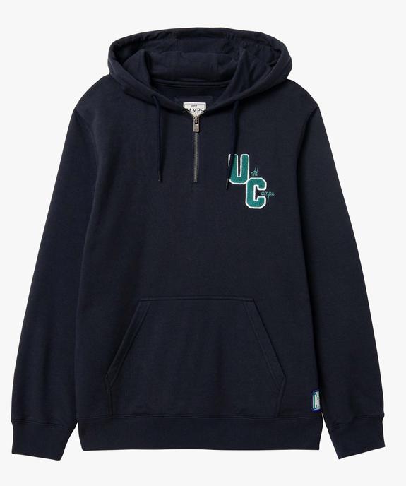 Sweat homme à capuche et col zippé - Camps United vue4 - CAMPS UNITED - GEMO