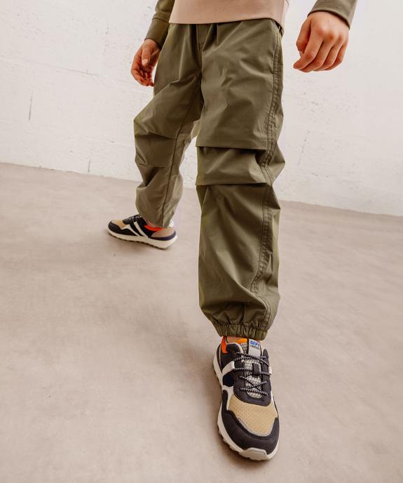 Pantalon parachute doublé à chevilles élastiquées garçon vue1 - GEMO (ENFANT) - GEMO