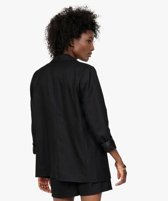 Veste femme coupe blazer  vue3 - GEMO(FEMME PAP) - GEMO
