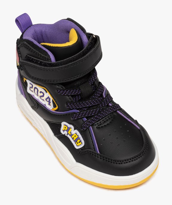 Baskets garçon mid-cut à scratch style dunk vue6 - GEMO 4G GARCON - GEMO