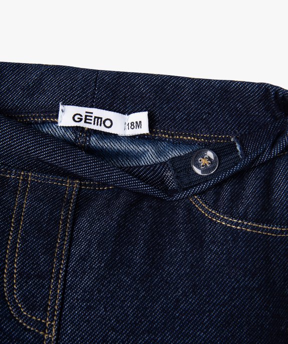 Jegging à taille réglable bébé fille vue4 - GEMO(BEBE DEBT) - GEMO