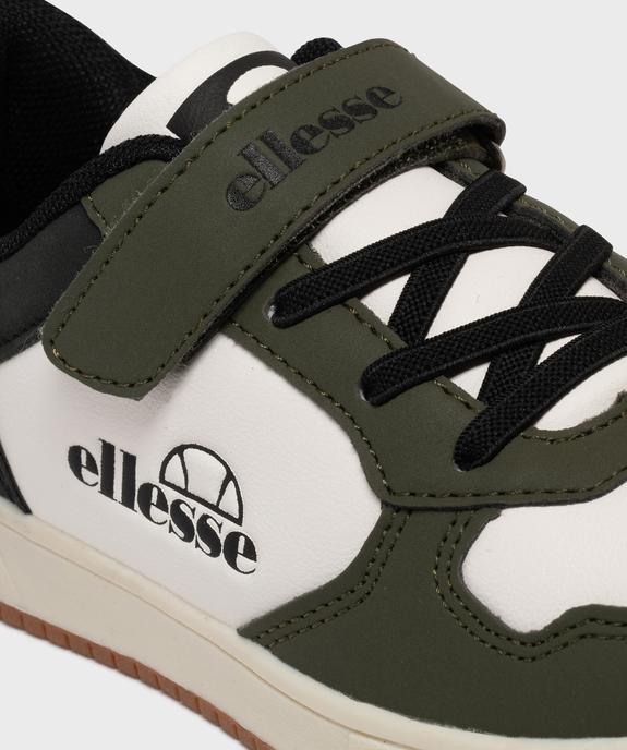 Baskets basses tricolores fermeture scratch garçon - Ellesse vue6 - ELLESSE - GEMO
