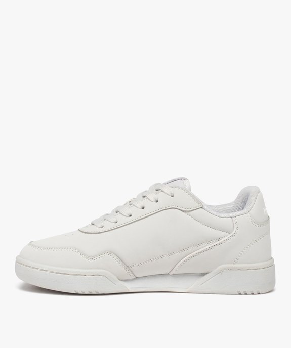 Baskets femme unies à lacets – Hummel Forli vue3 - HUMMEL - GEMO
