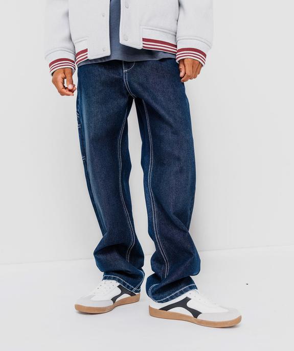 Jean loose multipoches garçon - Camps United vue9 - CAMPS - GEMO