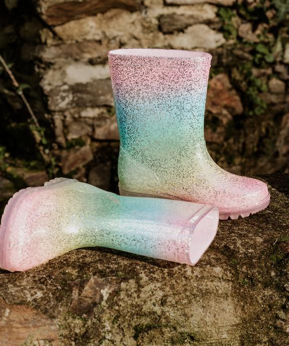 Bottes de pluie fantaisie à paillettes vue7 - LOVELY WINGS - GEMO
