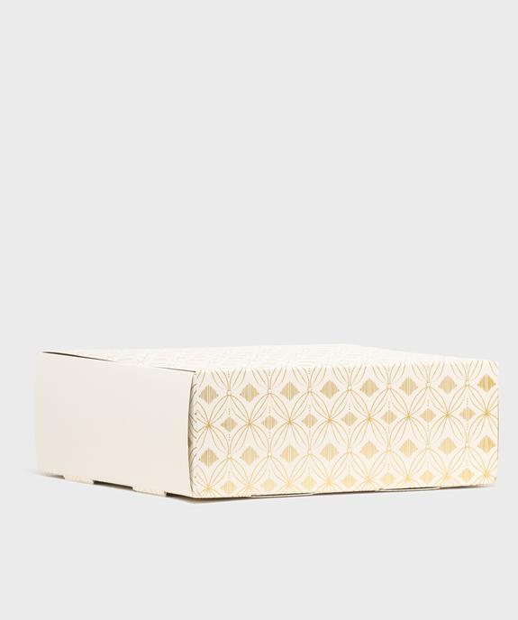 Boite cadeau rectangle à motifs scintillants vue2 - GEMO (ACCESS) - GEMO