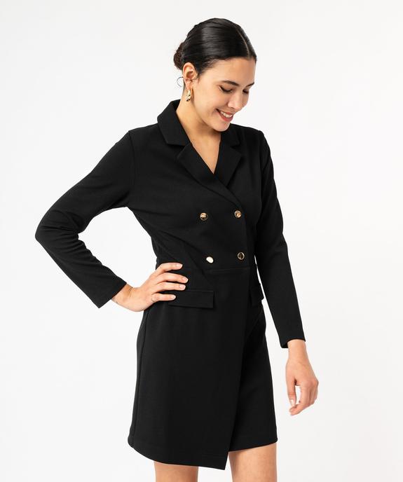 Robe courte à manches longues look manteau femme vue1 - GEMO(FEMME PAP) - GEMO