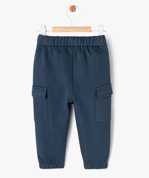 Pantalon de jogging en maille molletonné bébé garçon - LuluCastagnette vue5 - LULUCASTAGNETTE - GEMO