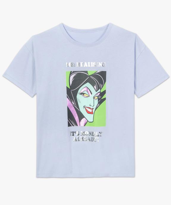 Tee-shirt femme à manches courtes avec message - Disney vue4 - DISNEY DTR - GEMO