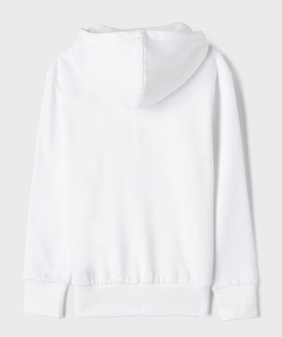 Sweat à capuche en molleton avec logo garçon - Adidas vue3 - ADIDAS - GEMO