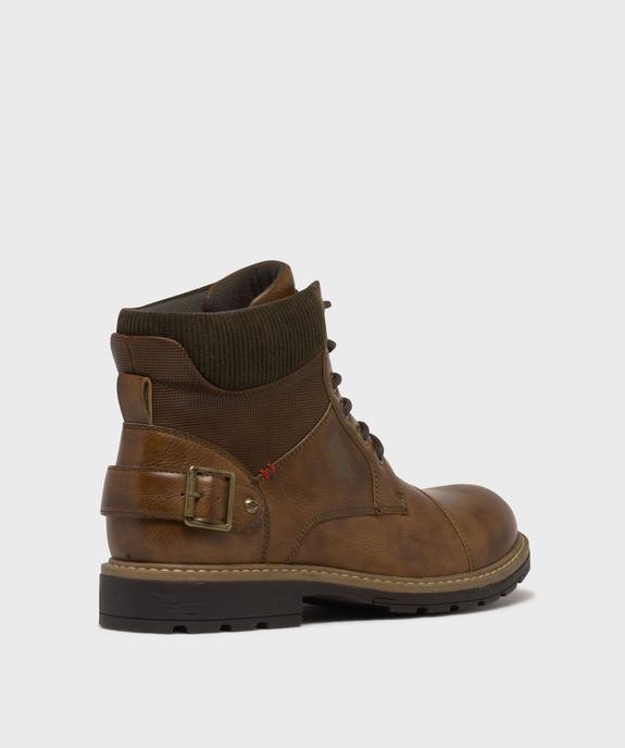 Boots à lacets avec col textile homme - Lee Cooper vue10 - LEE COOPER - GEMO