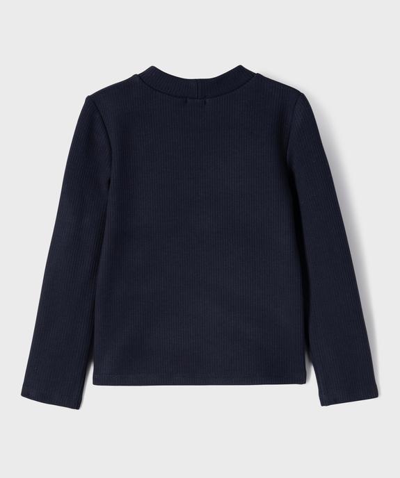 Tee-shirt manches longues doublure chaude fille - LuluCastagnette vue3 - LULUCASTAGNETTE - GEMO