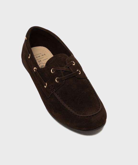 Mocassins à lacets souples semelle intérieure cuir femme- Follow Me vue5 - FOLLOW ME - GEMO