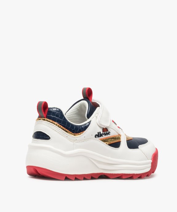 Baskets fille à scratch et détail brillant - Ellesse vue4 - ELLESSE - GEMO