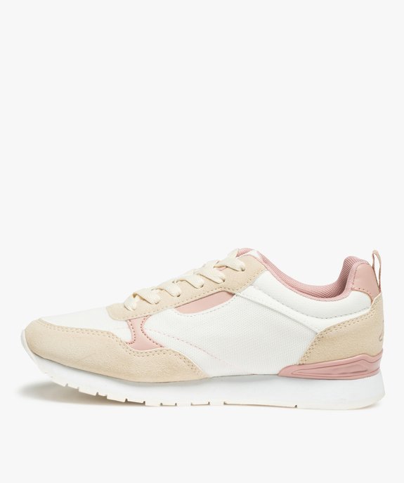 Baskets femme running en toile et suédine – Kappa Electra vue3 - KAPPA - GEMO