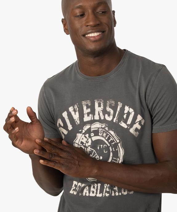 Tee-shirt homme avec motif XL- Camps United vue2 - CAMPS UNITED - GEMO