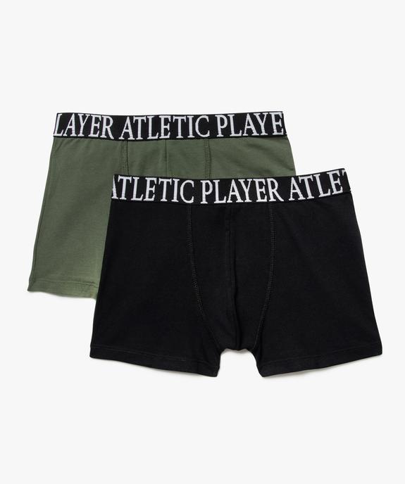 Boxers en coton stretch garçon (lot de 2) vue1 - GEMO 4G GARCON - GEMO