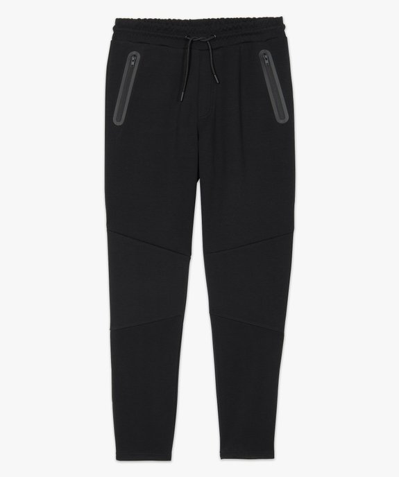 Pantalon homme en maille à taille élastiquée vue4 - GEMO (HOMME) - GEMO