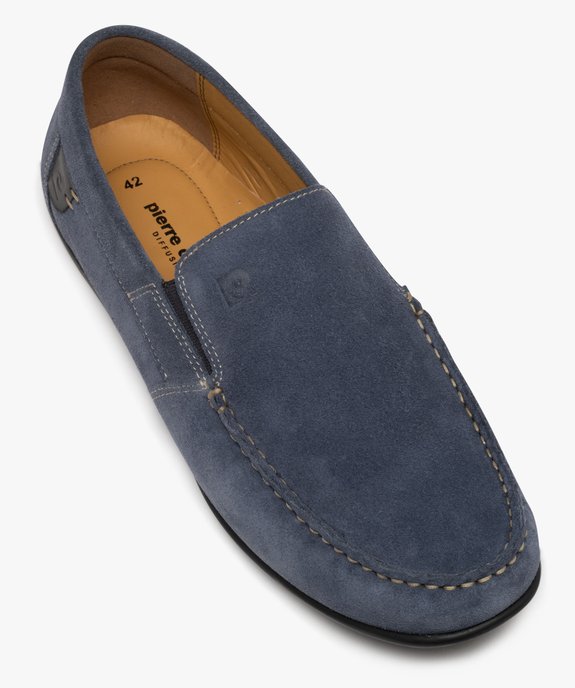 Mocassins en cuir suédé à semelle souple homme - Pierre Cardin vue6 - PIERRE CARDIN DIFFUSION - GEMO
