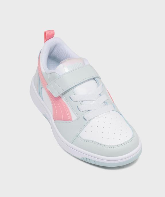 Baskets basses à empiècements irisés Rebound V6 Space Belle fille - Puma vue5 - PUMA - GEMO