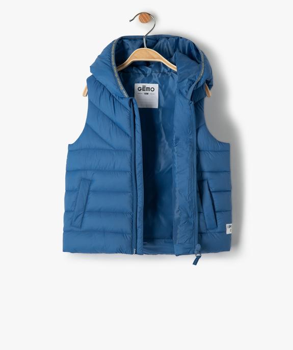 Blouson bébé garçon sans manches avec capuche vue2 - GEMO(BEBE DEBT) - GEMO