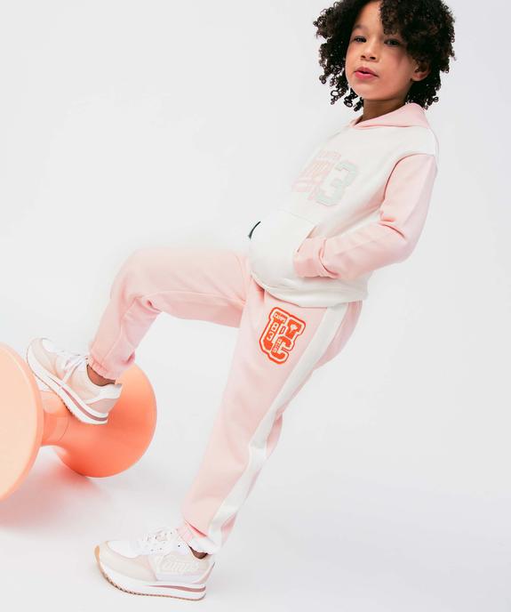 Pantalon de jogging fille avec bandes contrastantes - Camps United vue5 - CAMPS UNITED - GEMO